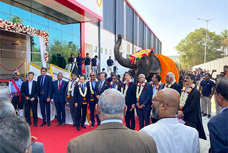 Inauguration Ceremony of the New Plant in India