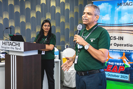 President Sivaramane speaks at the commemorative ceremony
