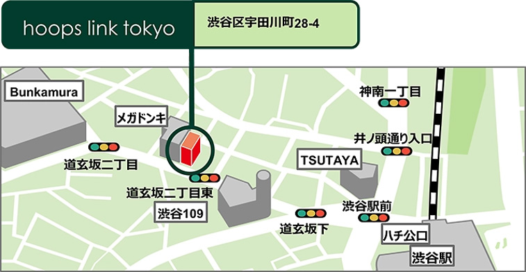 地図（渋谷区宇田川町28-4）
