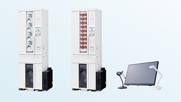錠剤監査支援装置付き全自動錠剤包装機 Eser（左：ES-M130J4　右：ES-144J4）